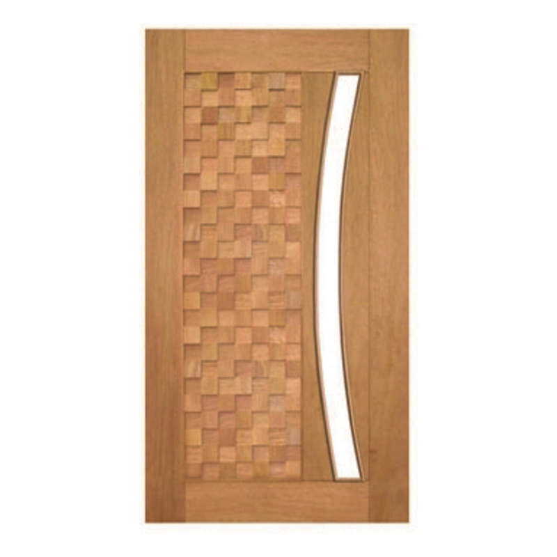 Porta Pivotante com Vidro